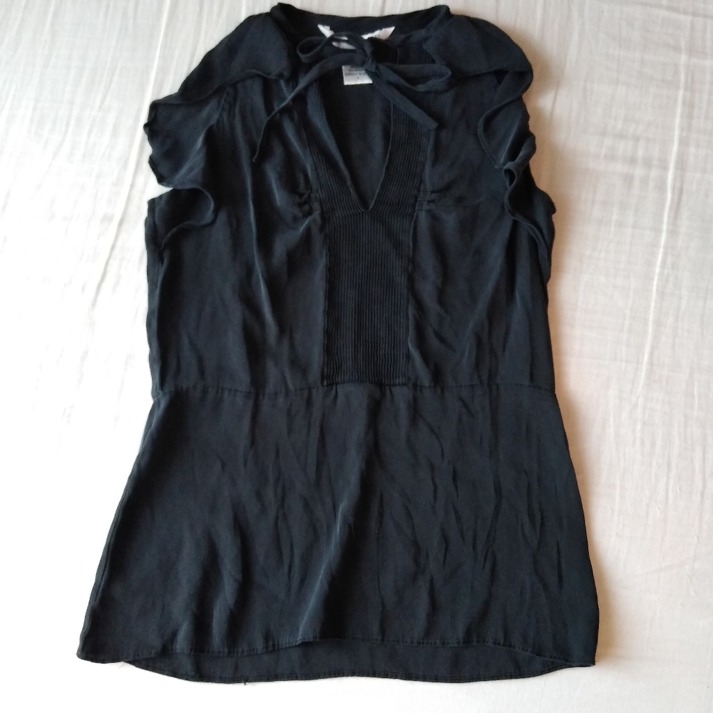 Diane Von Furstenberg Silk Sleeveless Blouse Women's Size Small